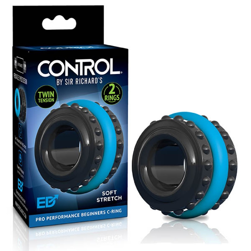 Sir Richard's Control Pro Performance Advanced C-Ring - Black/Blue